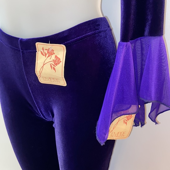 NWT 90s 3PCS Vintage Handkerchief Hem Pants Set - Picture 7 of 12